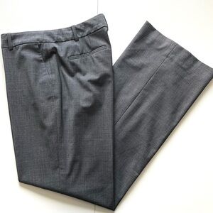 Ann Taylor Women’s Black/Gray Houndstooth Fully Lined Dress Pants Size 12 Tall